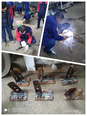 精進技藝，激發潛能——工廠部成功舉辦壓輥拆裝與電焊技能比武練兵活動