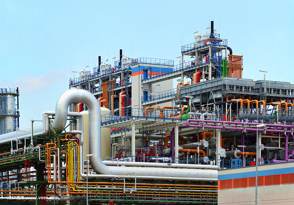 化學工業(yè)。制造化學產品的工廠。建筑和設備